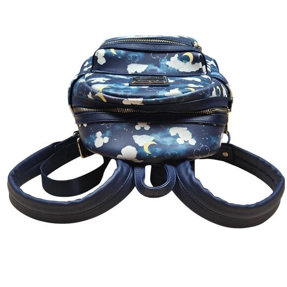 Loungefly Disney Mickey Mouse Clouds Night Moon Mini Backpack Bag READ DESCRIPT. - Picture 9 of 11